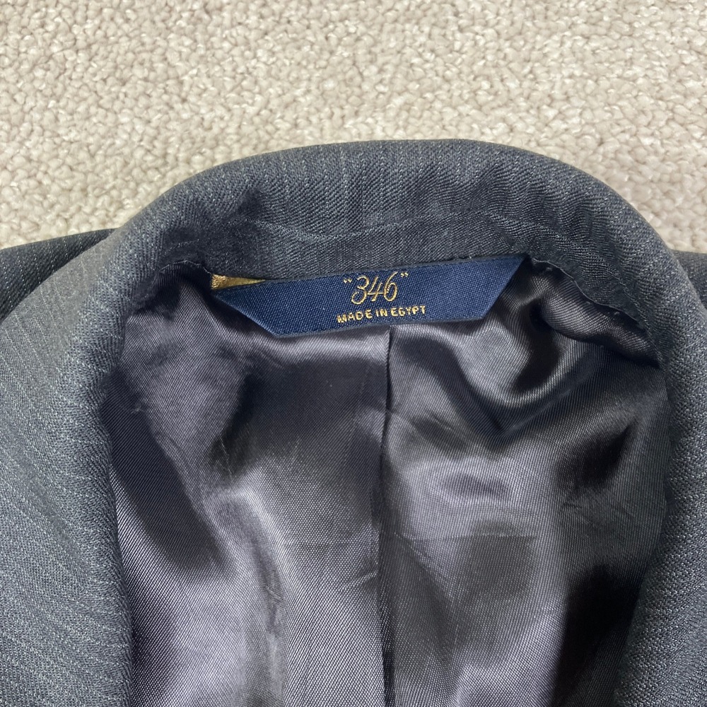 Brooks Brothers 346 Strech Wool Suit‎ Men's 42L 38x30 Gray Pinstripe 3-Button - Picture 4 of 16